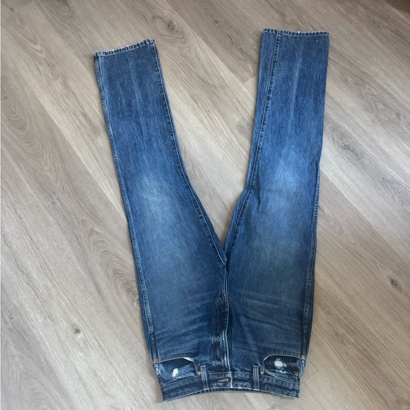 KHAITE High Rise Blue Jeans Danielle - Picture 4 of 6